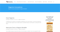 Desktop Screenshot of negociosinnovadoresrevista.com
